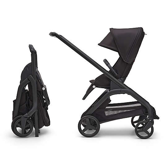 Bugaboo Dragonfly Seat Complete Midnight Black with Black Frame Baby Stroller