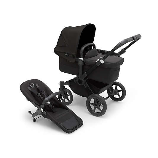 Bugaboo Donkey 5 Mono Complete Midnight Black with Black Frame Baby Stroller
