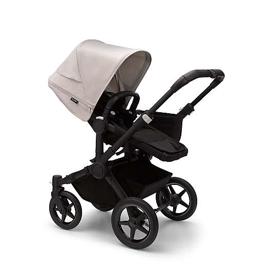 Bugaboo Donkey 5 Mono Complete Midnight Black and Misty White with Black Frame Baby Stroller