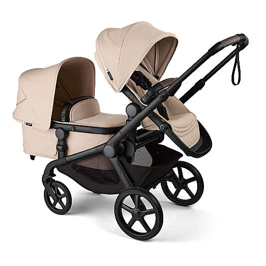 Bugaboo Kangaroo Complete Baby Stroller Desert Taupe Sibling Seat