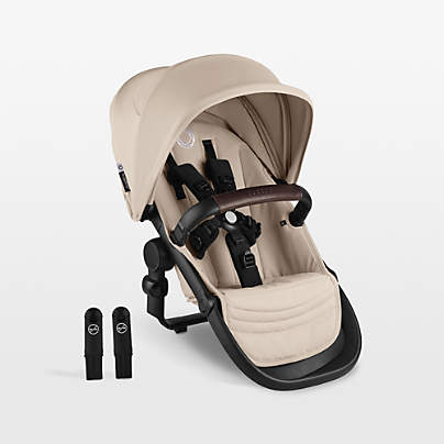 Bugaboo Kangaroo Complete Baby Stroller Desert Taupe Sibling Seat