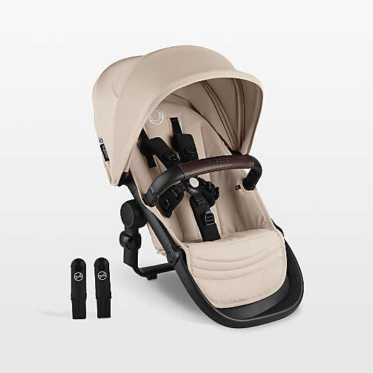Bugaboo Kangaroo Complete Baby Stroller Desert Taupe Sibling Seat