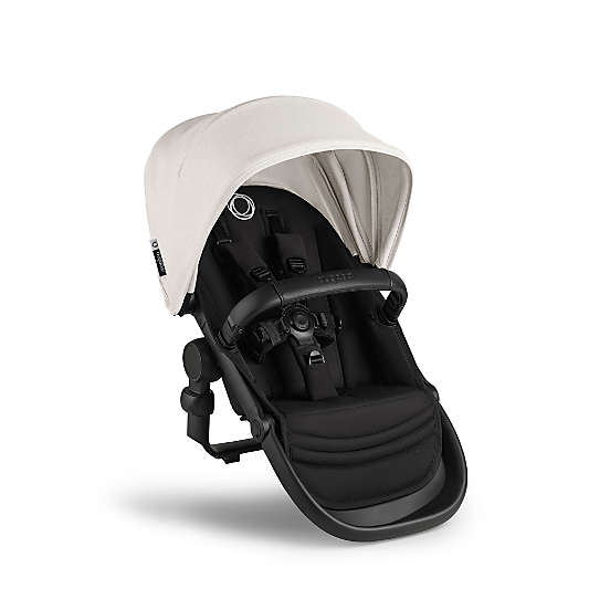 Bugaboo Kangaroo Complete Baby Stroller Misty White Sibling Seat