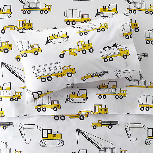 Organic Builder's Toddler Sheet Set