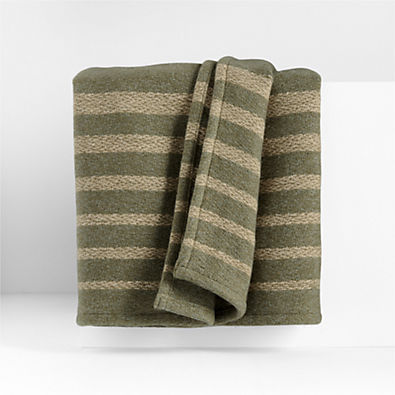 View Bungalow 70"x55" Burnt Green Throw Blanket details