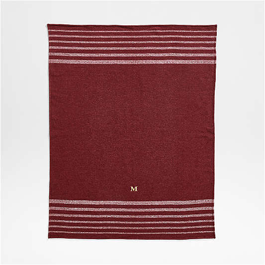 Bungalow 70"x55" Luminous Red Throw Blanket