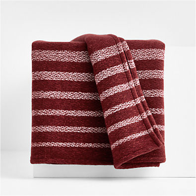 View Bungalow 70"x55" Luminous Red Throw Blanket details