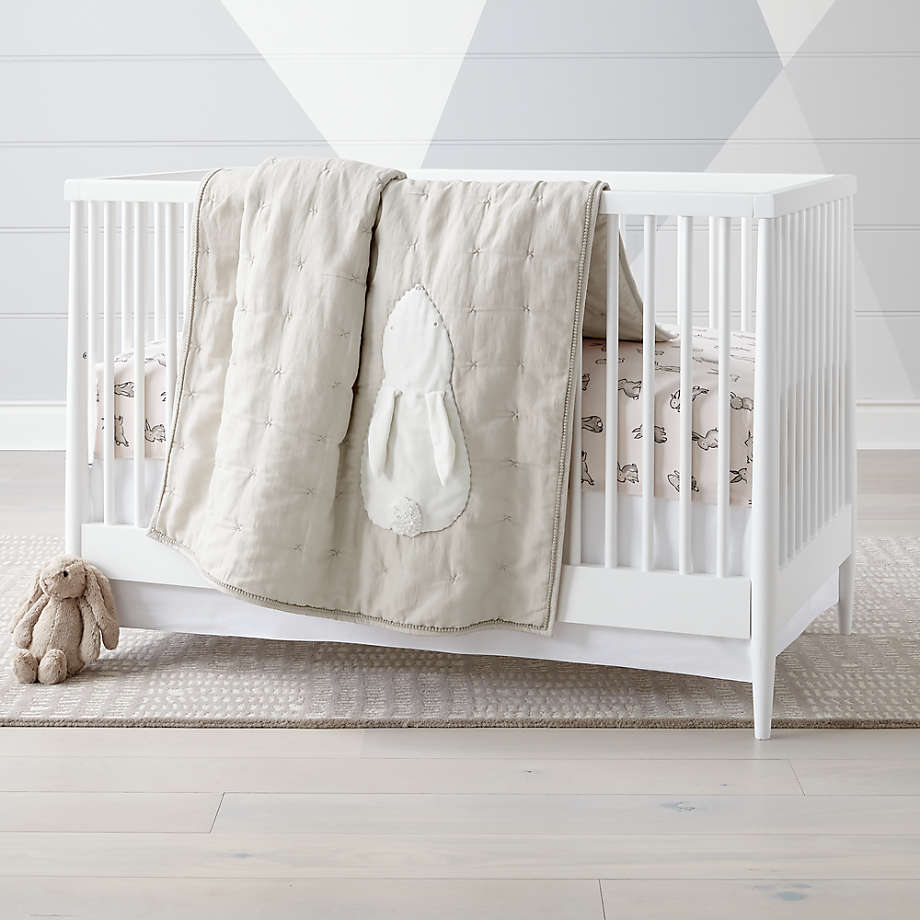 Bunny store crib set