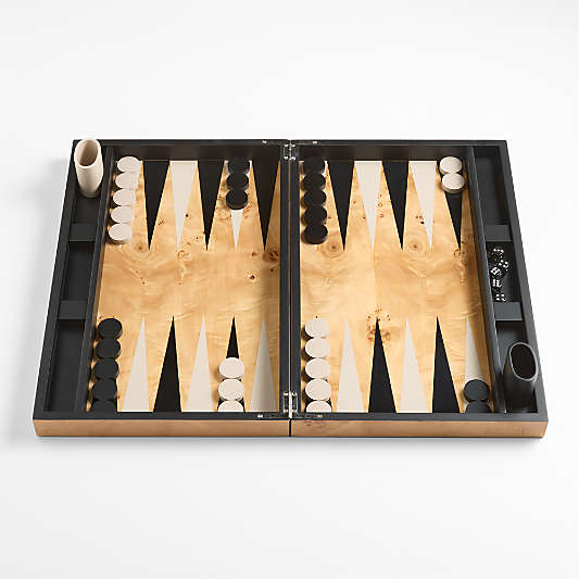 Burlwood Backgammon Game