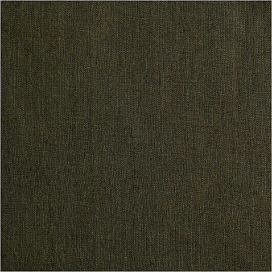 Burnt Green EUROPEAN FLAX ™-Certified Linen Blackout Window Curtain Panel