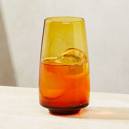 Byrdie Amber Highball Glass