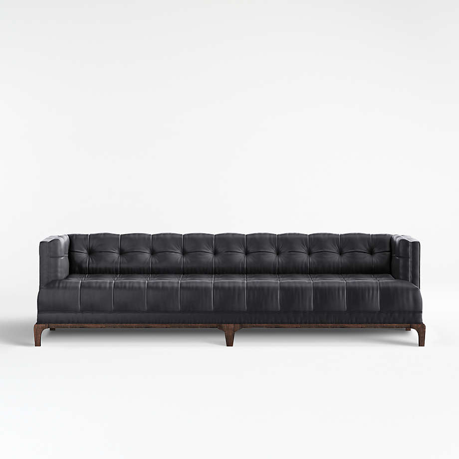 Contemporary tufted deals sofa