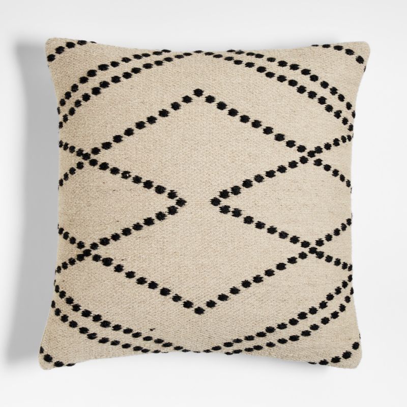 Byzan 23" Ivory Kilim Pillow with FeatherDown Insert Crate and Barrel