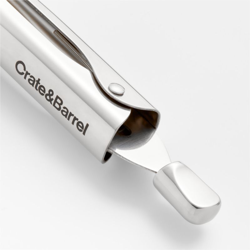 Crate & Barrel 12" Stainless Steel Tongs - image 6 of 7