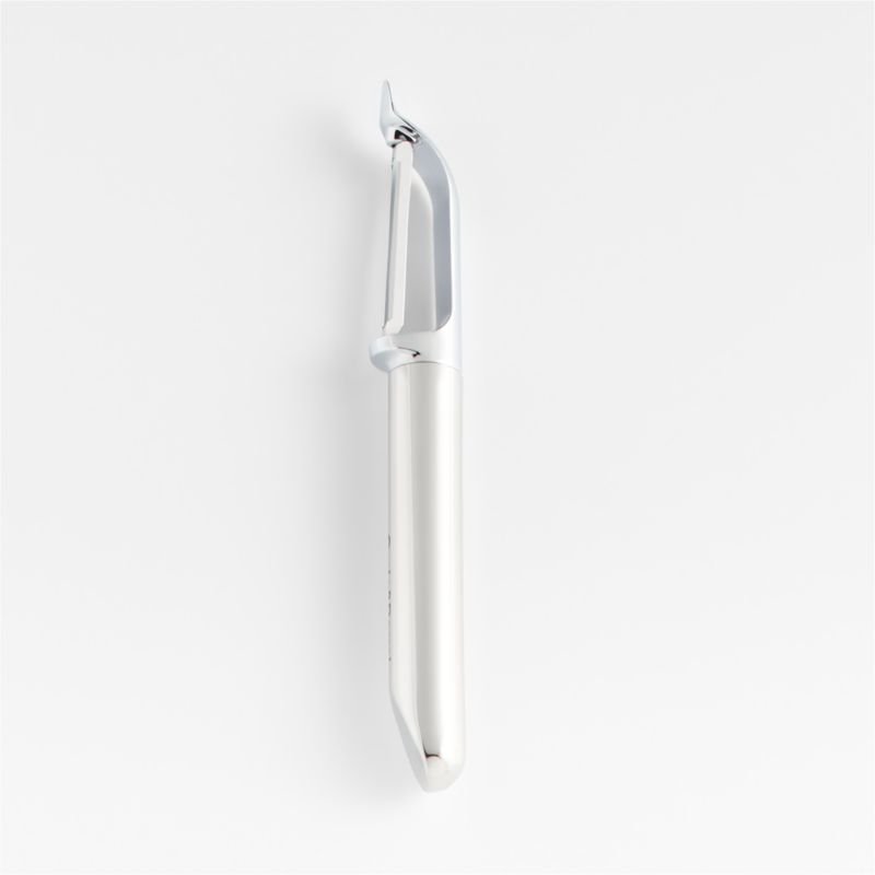 Crate & Barrel Stainless Steel Straight Peeler