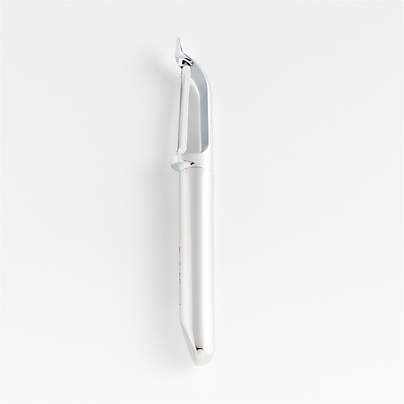 Crate & Barrel Stainless Steel Straight Peeler