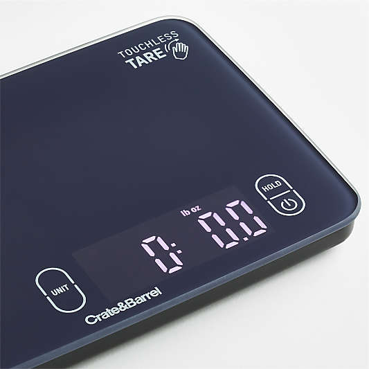 Crate & Barrel Touchless Waterproof 11-Lb. Tare Food Scale