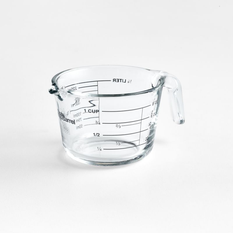 Crate and Barrel 1-Cup Glass Measuring Cup