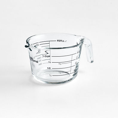 View Crate & Barrel 1-Cup Glass Measuring Cup details