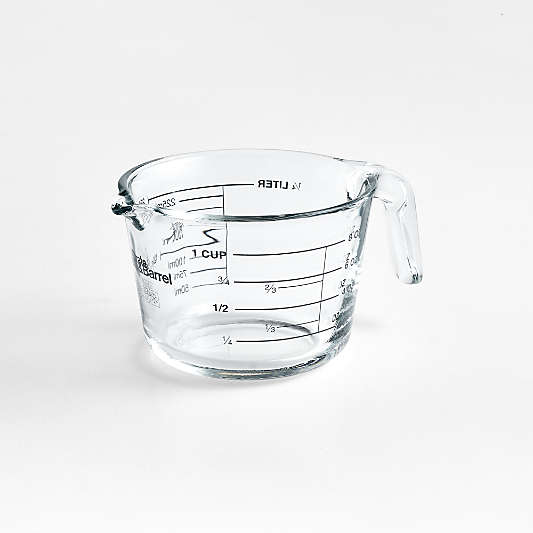 Crate & Barrel 1-Cup Glass Measuring Cup