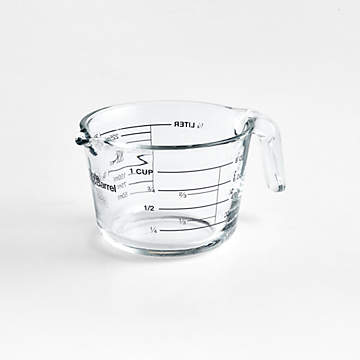 Crate & Barrel 4-Cup Glass Liquid Measuring Cup + Reviews