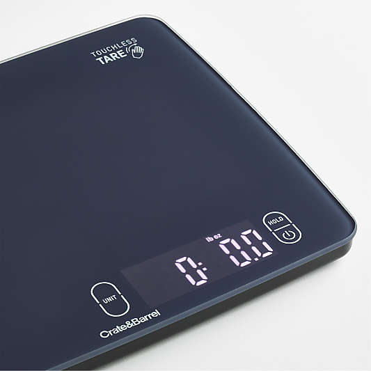 Crate & Barrel Touchless Waterproof 22-Lb. Tare Food Scale