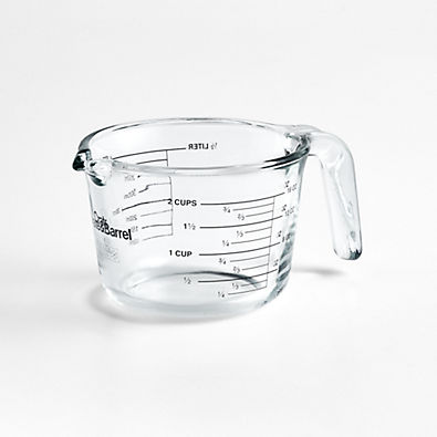 View Crate & Barrel 2-Cup Glass Measuring Cup details