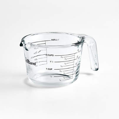 Crate & Barrel 2-Cup Glass Measuring Cup