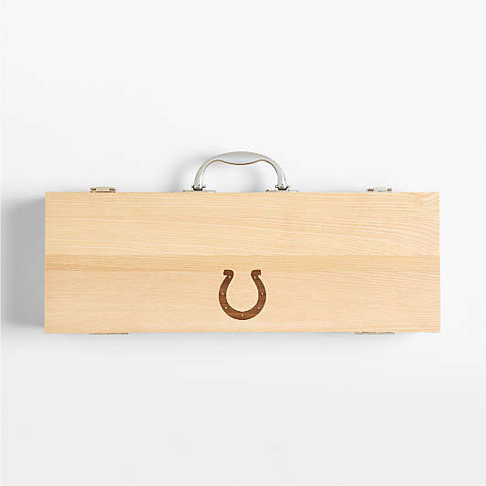 NFL Indianapolis Colts Crate & Barrel 5-Piece Stainless Steel Grill Tool Set