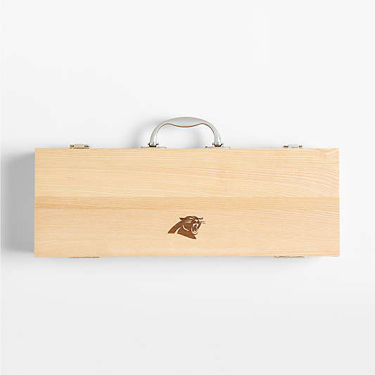 NFL Carolina Panthers Crate & Barrel 5-Piece Stainless Steel Grill Tool Set