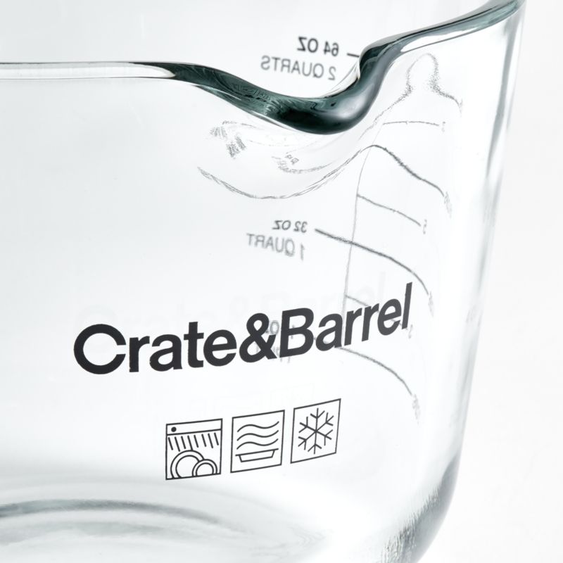 Crate & Barrel 4-Cup Glass Liquid Measuring Cup + Reviews