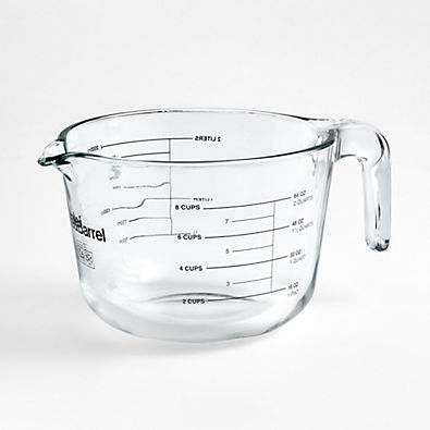 View Crate & Barrel 8-Cup Glass Measuring Cup details