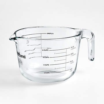 Crate & Barrel 4-Cup Glass Measuring Cup