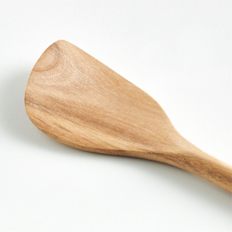 Crate & Barrel Acacia Angled Spatula - image 2 of 8