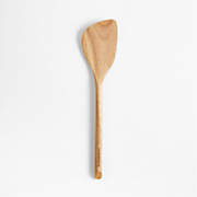 Crate & Barrel Acacia Angled Turner Spatula