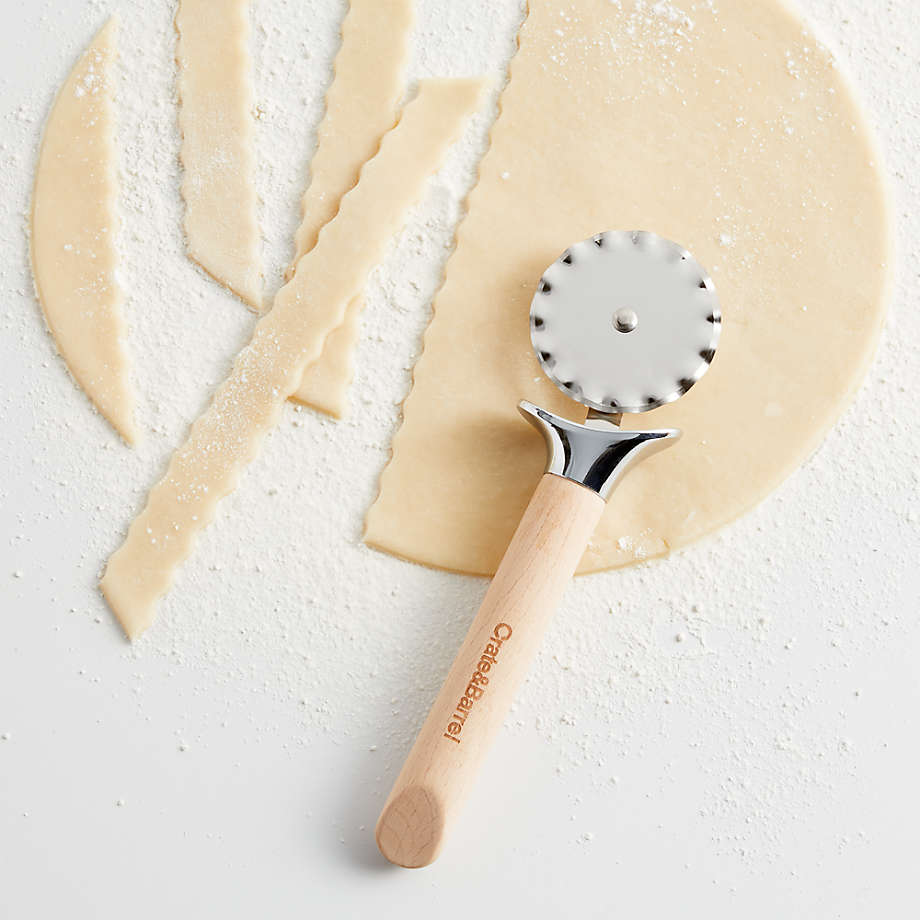 Crate & Barrel Soft-Touch Fluted Pastry Cutter