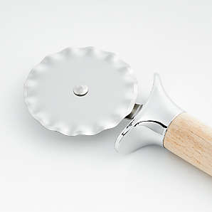 Stir Stainless Steel Dough Pastry Wheel with Wood Handle - Kitchen Essentials - Baking & Kitchen