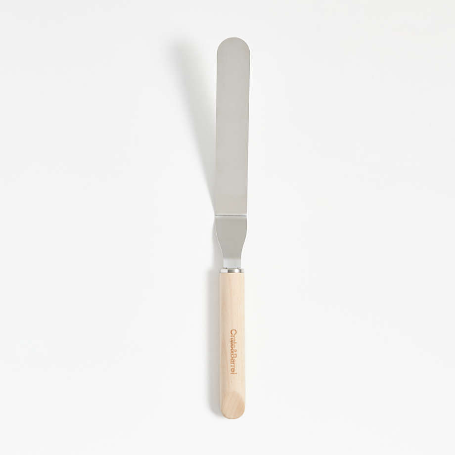 Choice 8 Blade Straight Baking / Icing Spatula with Wood Handle