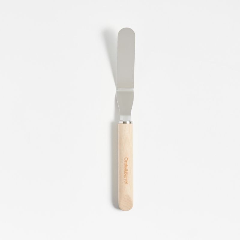 Crate & Barrel Small Soft-Touch Offset Icing Spatula + Reviews