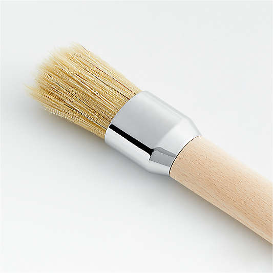 Crate & Barrel Small Pastry Brush with Beechwood Handle