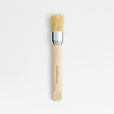 View Crate & Barrel Small Pastry Brush with Beechwood Handle details