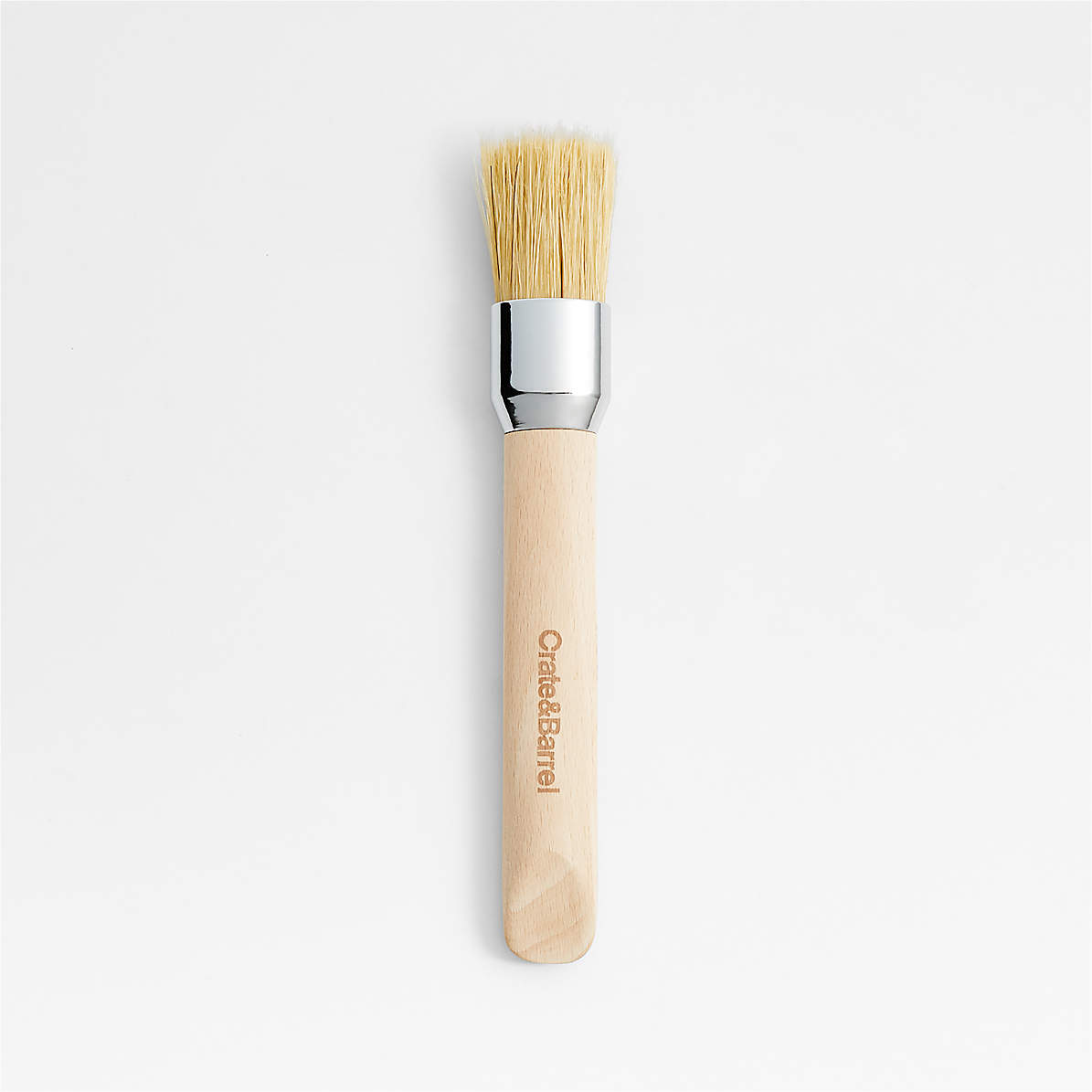 Crate & Barrel Small Pastry Brush with Beechwood Handle