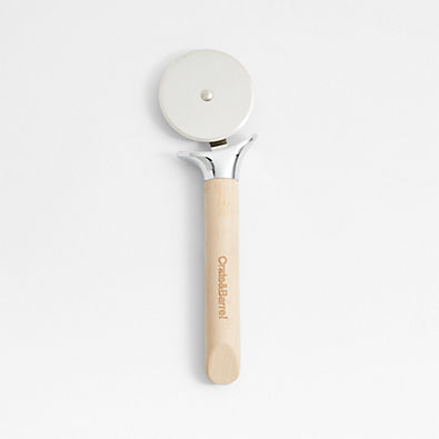 View Crate & Barrel Straight Pastry Cutter Wheel with Beechwood Handle details