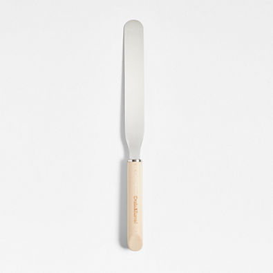 View Crate & Barrel Large Straight Icing Spatula with Beechwood Handle details