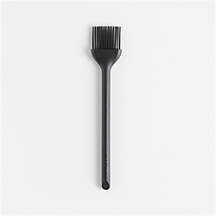 Crate & Barrel Black Mini Nylon Basting Brush | Crate & Barrel