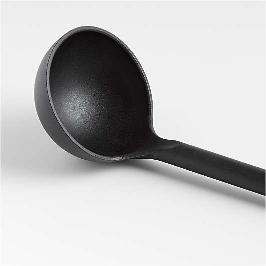 Crate & Barrel Black Nylon Ladle