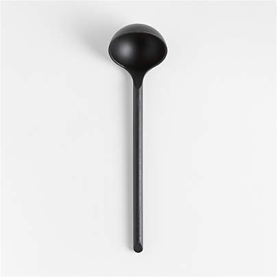 Crate & Barrel Black Nylon Ladle