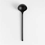 Crate & Barrel Black Nylon Ladle