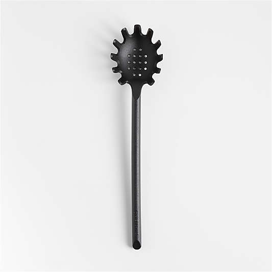 Crate & Barrel Black Nylon Pasta Spoon