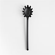 Crate & Barrel Black Nylon Pasta Spoon